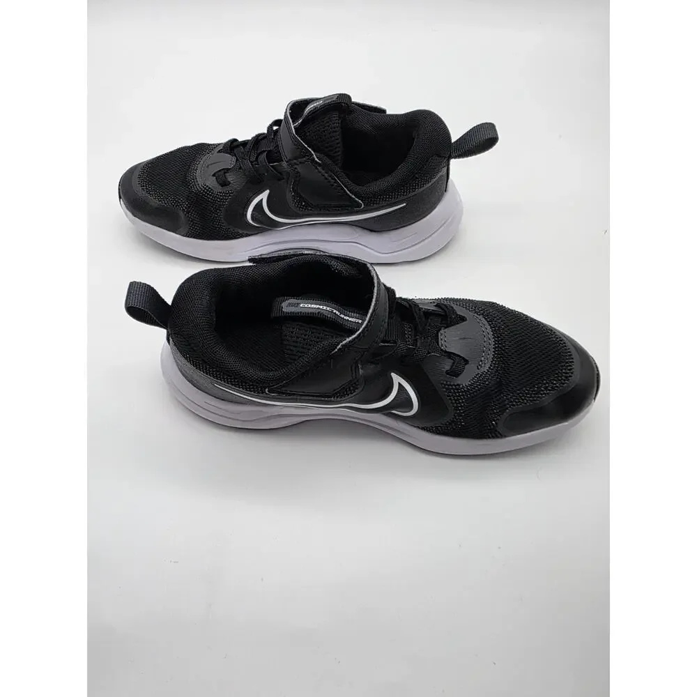 Nike Cosmic Runner Kids Shoes Size 2Y Black Gray Sneakers HM4400-003